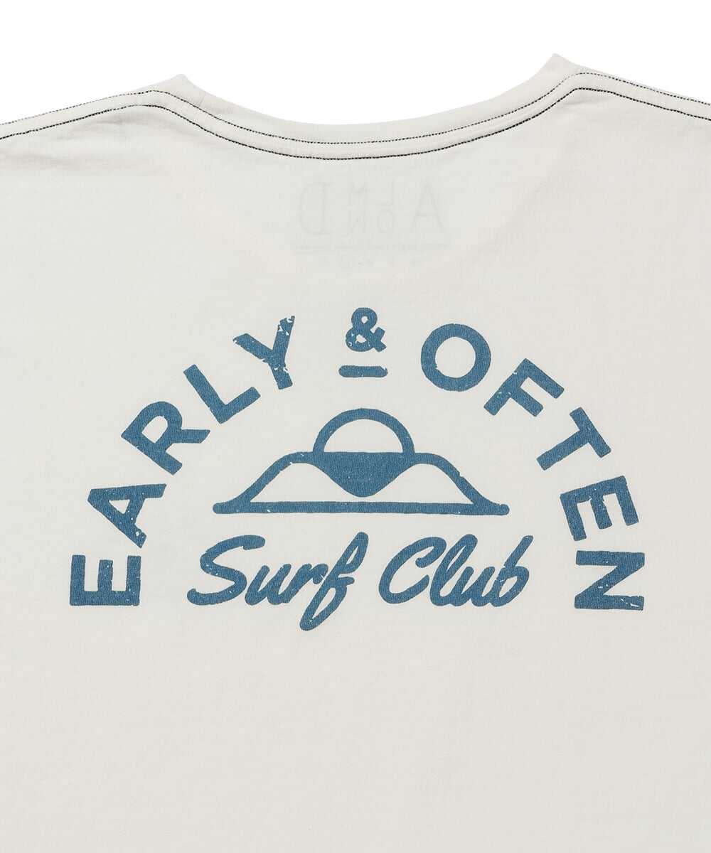 バックプリント コットンTシャツ