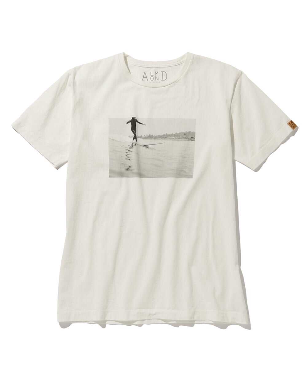 サーフシーン フォトプリント コットンTシャツ
