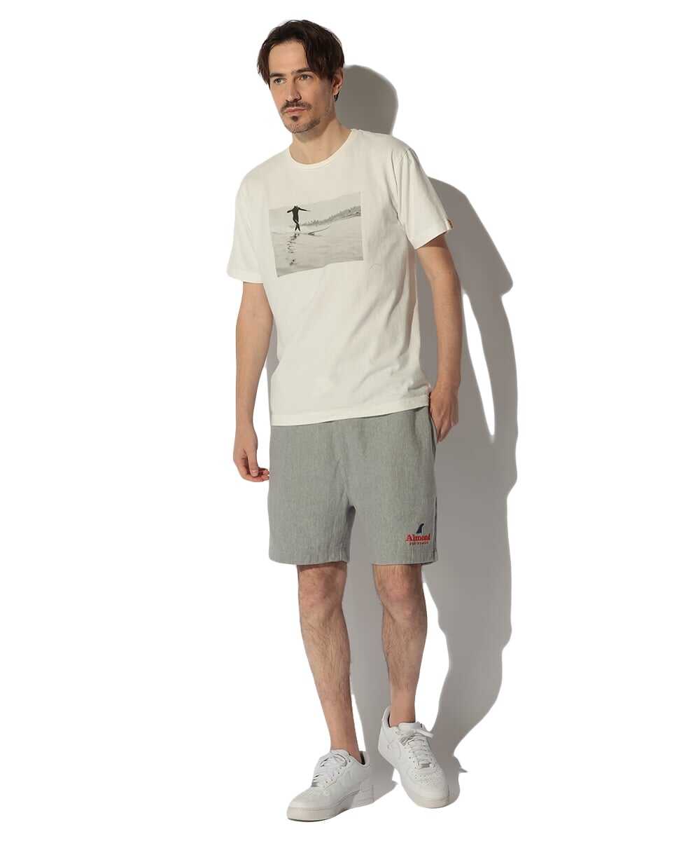 サーフシーン フォトプリント コットンTシャツ