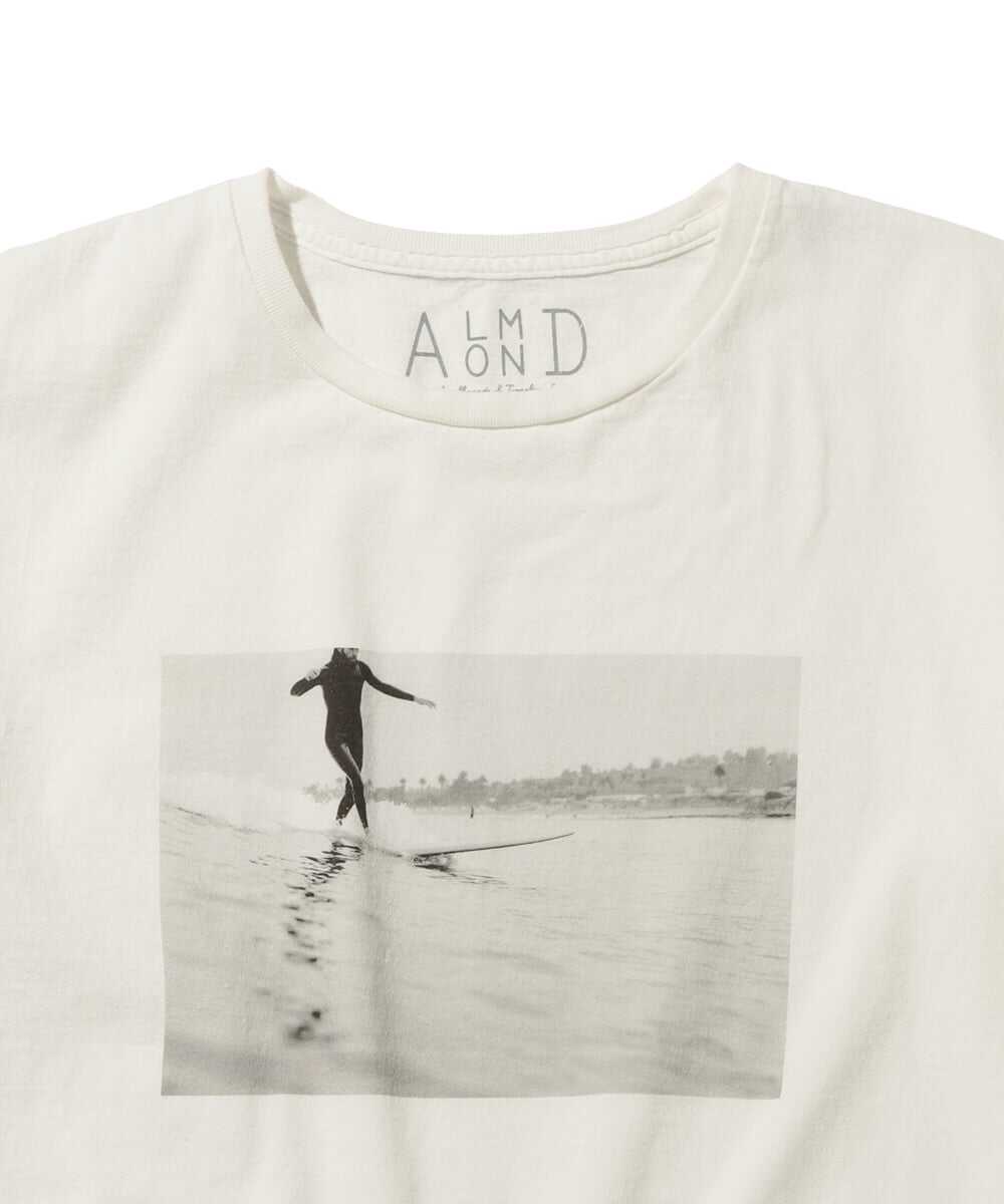 サーフシーン フォトプリント コットンTシャツ
