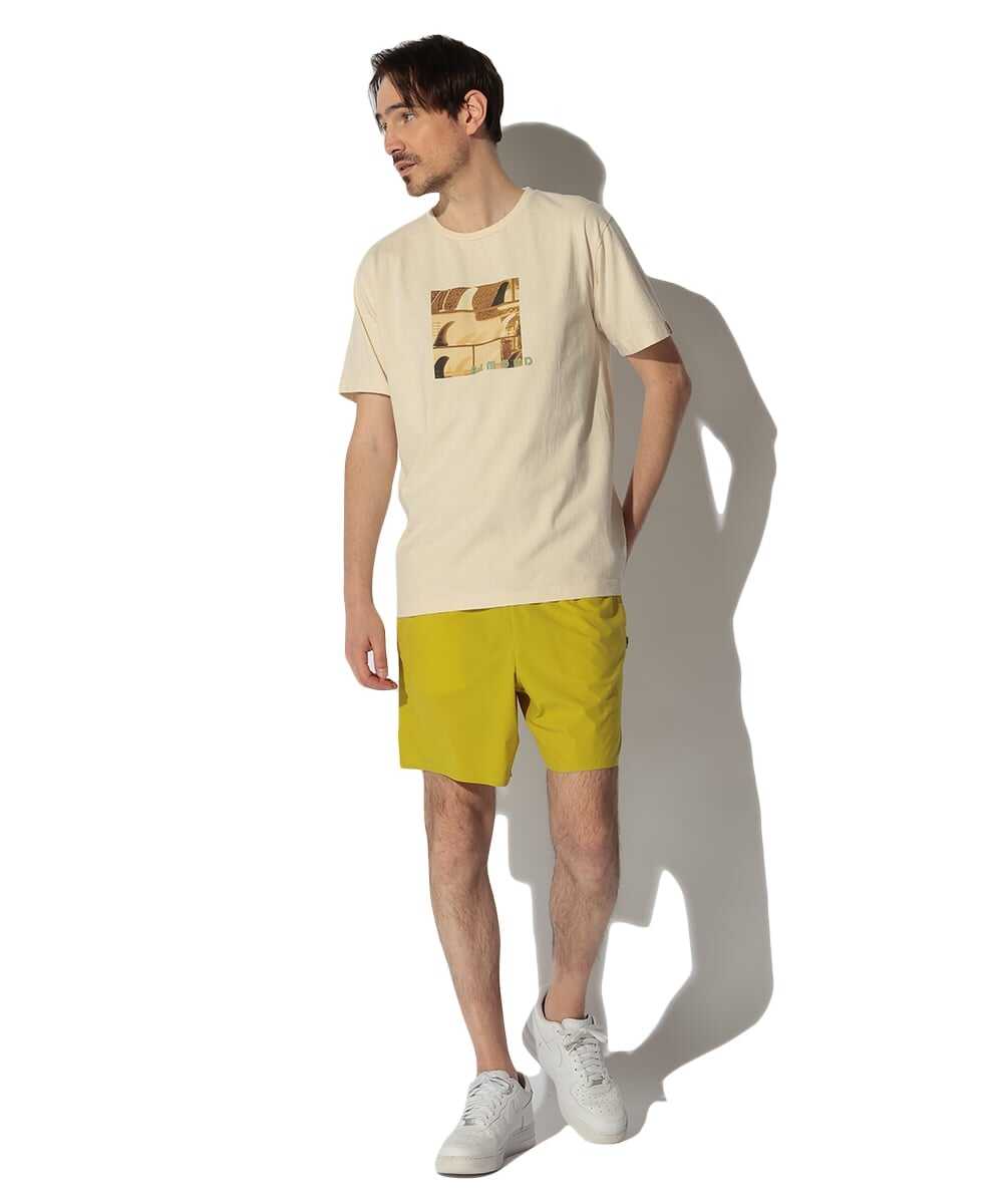 フィン フォトプリントコットンTシャツ