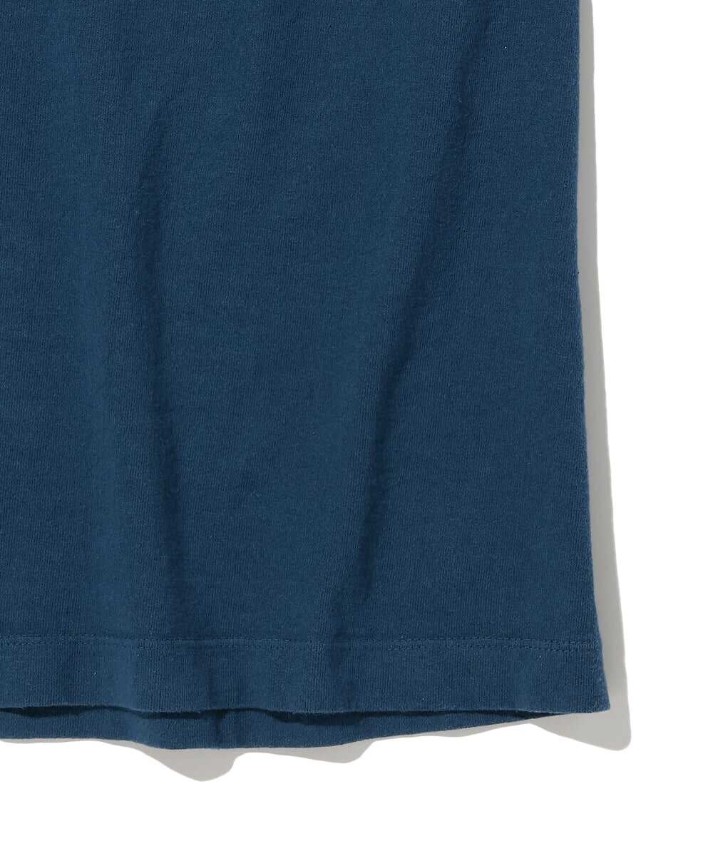 バッジロゴ バックプリント コットンTシャツ