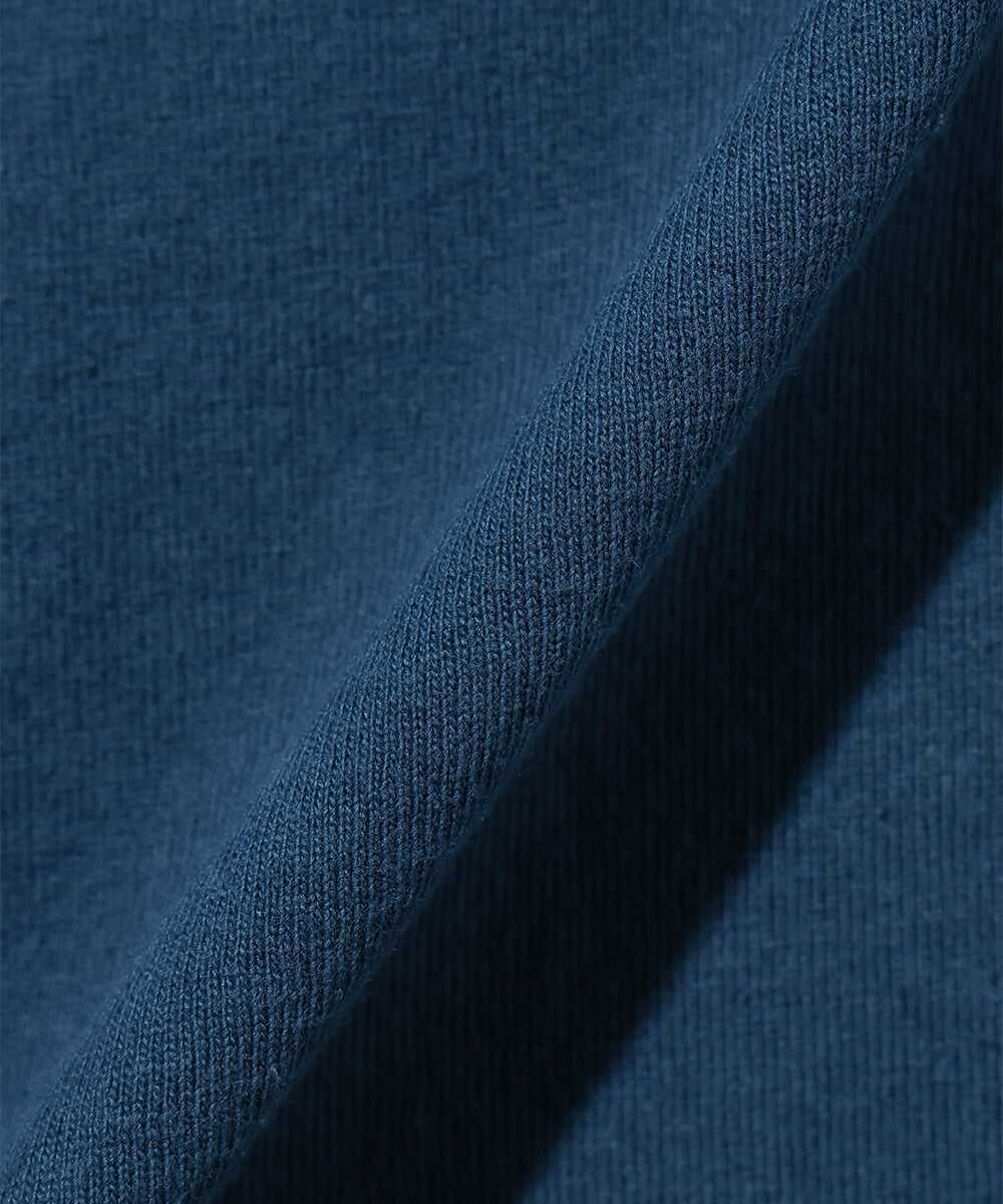 バッジロゴ バックプリント コットンTシャツ