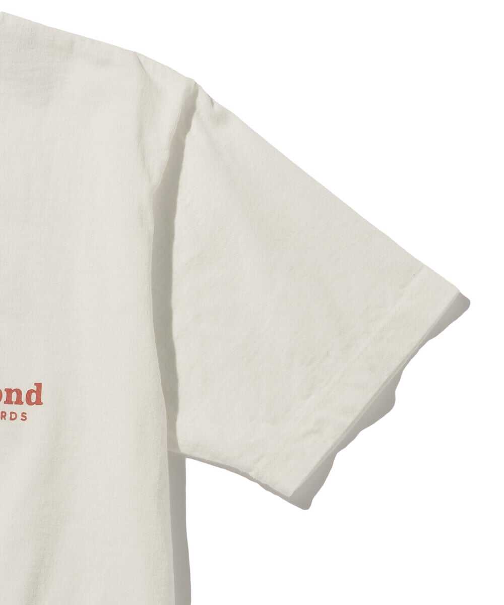 サーフボードフィンロゴ バックプリント コットンTシャツ