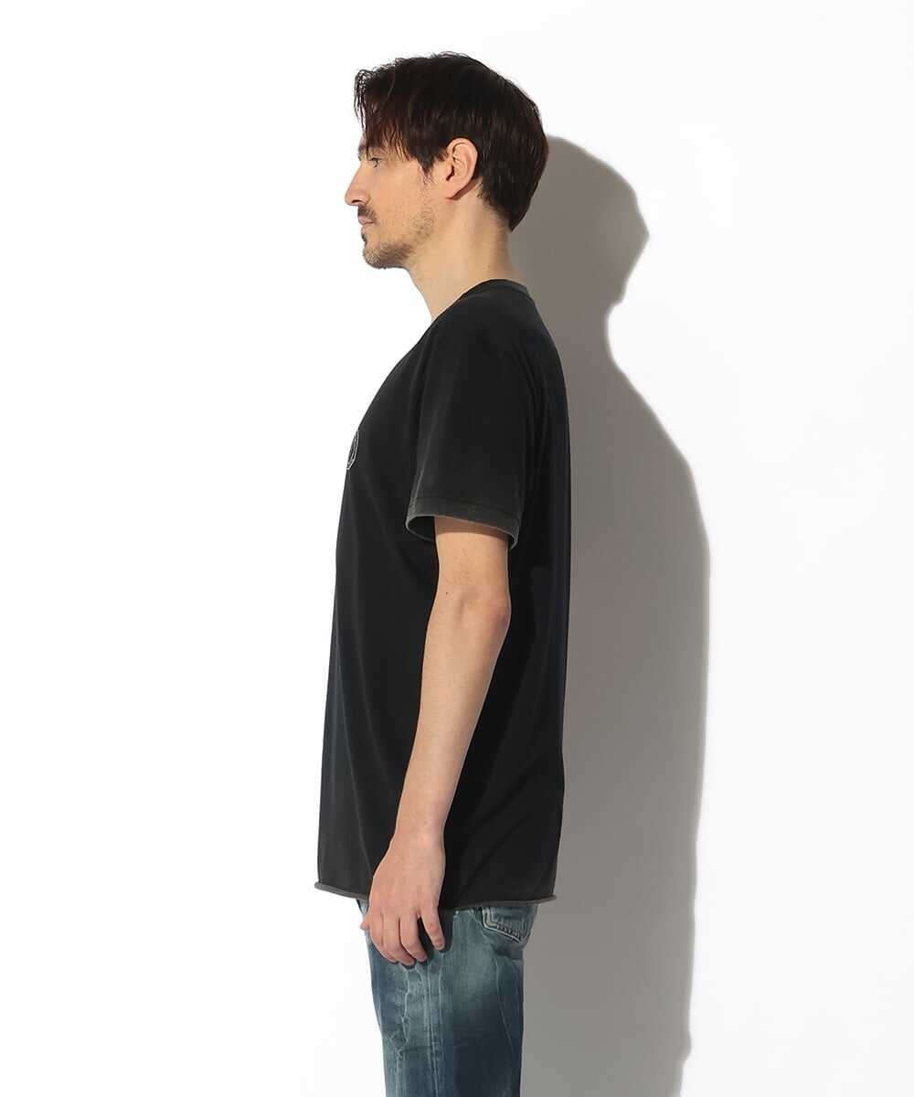 ワンポイントロゴ リバーシブルコットンTシャツ