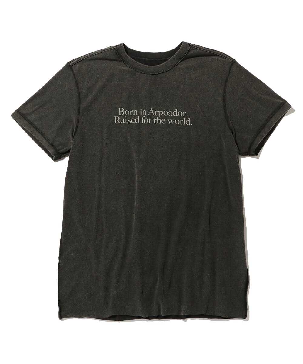 ワンポイントロゴ リバーシブルコットンTシャツ