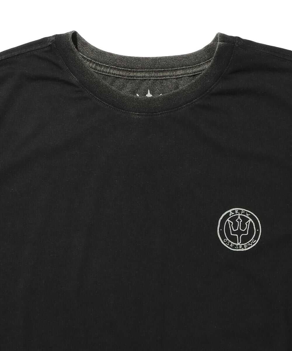 ワンポイントロゴ リバーシブルコットンTシャツ