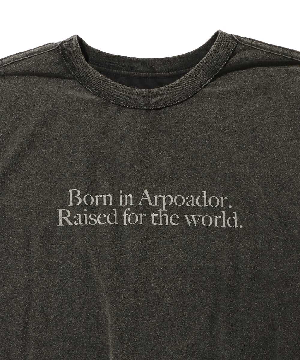 ワンポイントロゴ リバーシブルコットンTシャツ