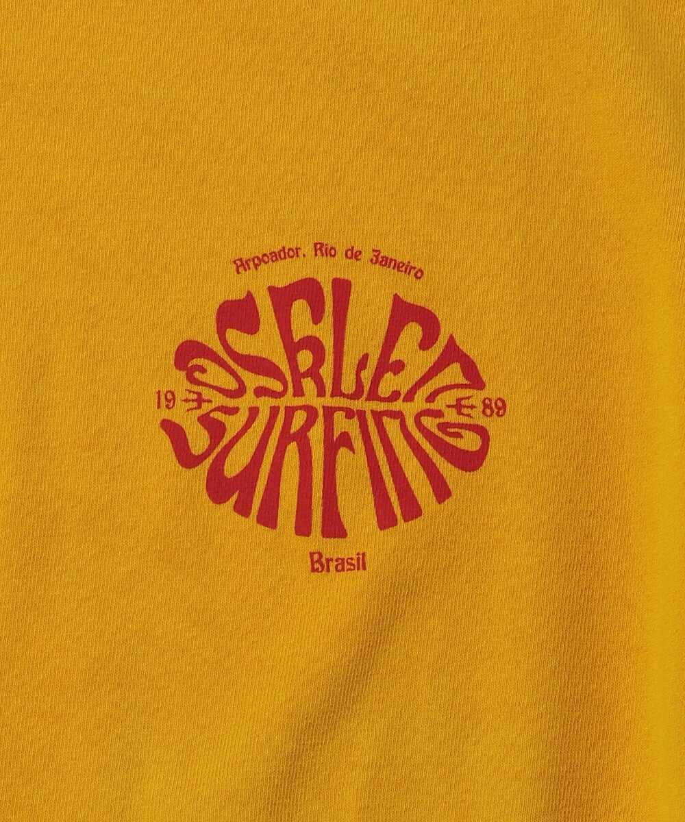 レトロデザイン サーフラインロゴ バックプリントTシャツ