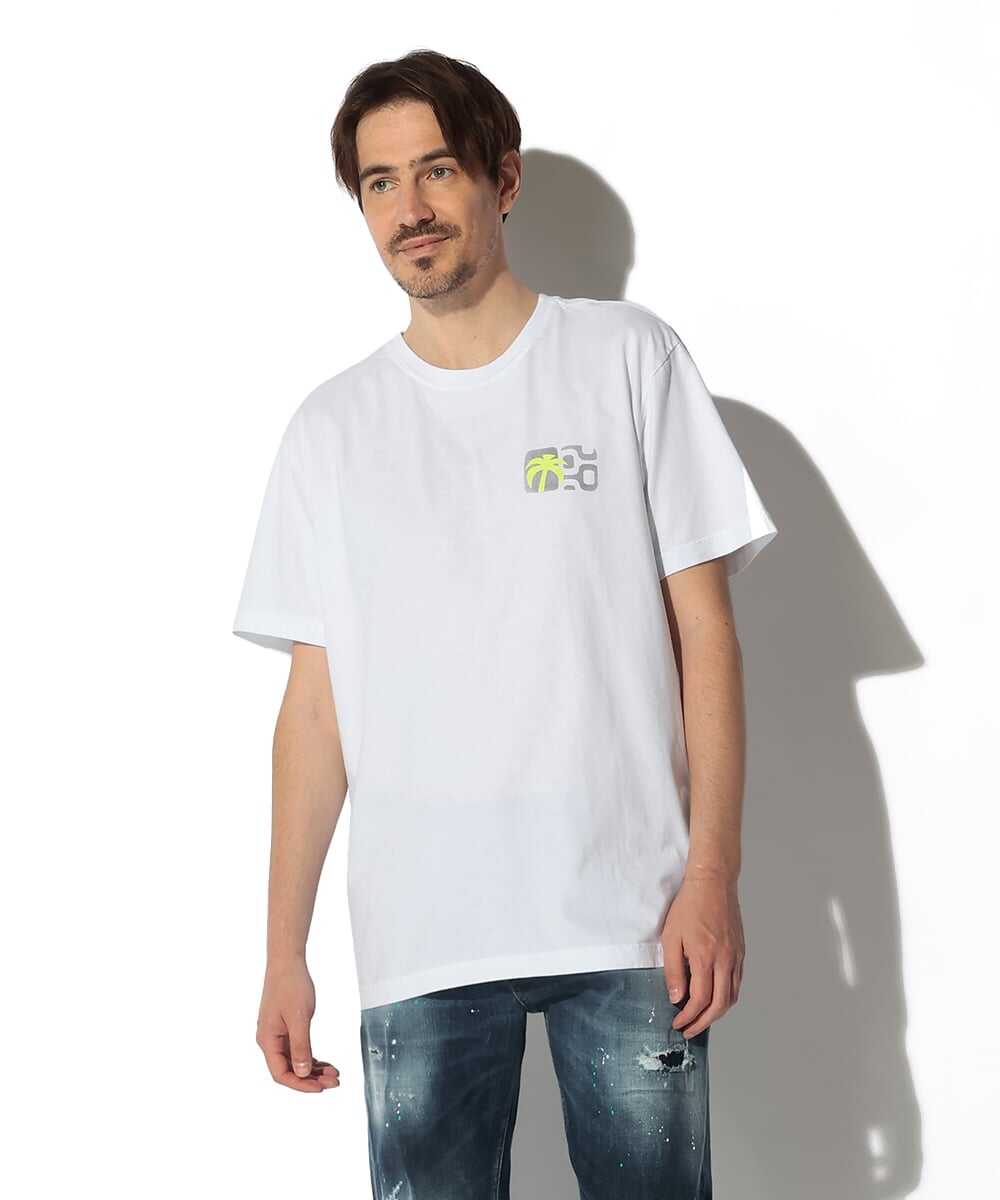 イパネマ柄ワンポイント コットンTシャツ