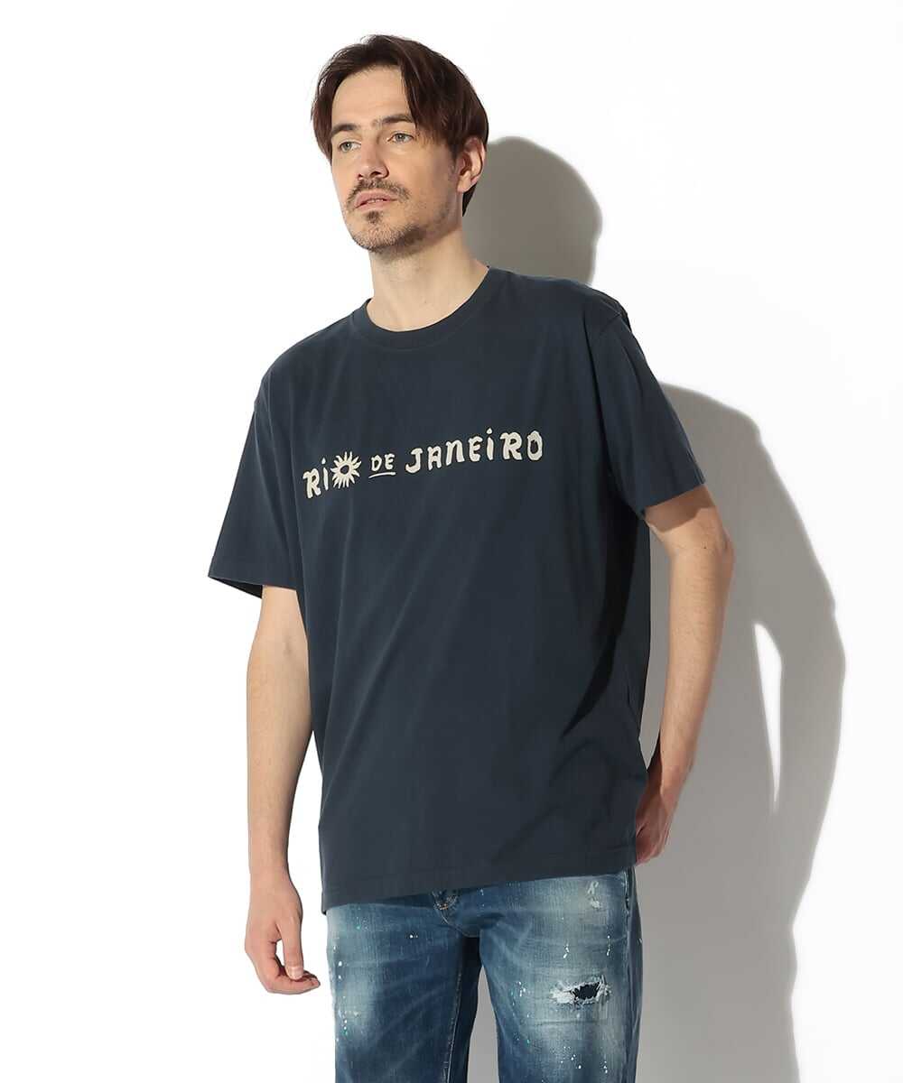 リオ・デ・ジャネイロ タイポグラフィ プリントTシャツ