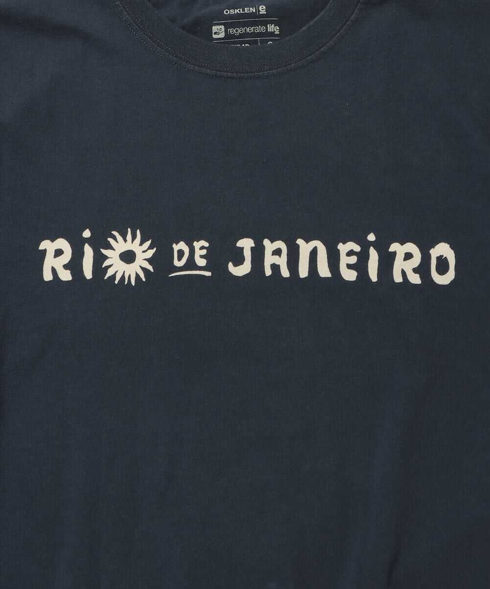 リオ・デ・ジャネイロ タイポグラフィ プリントTシャツ