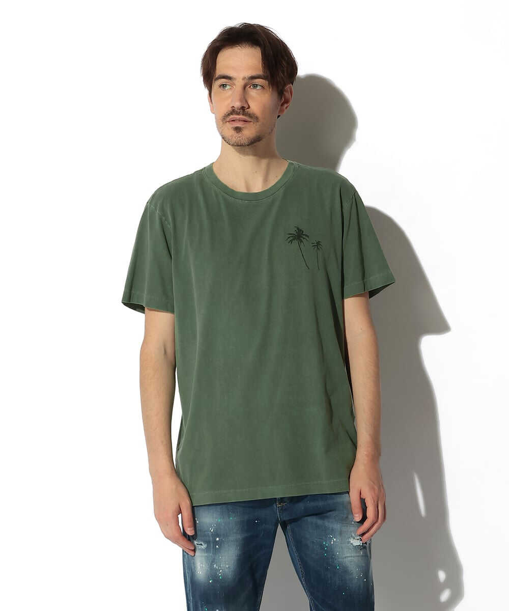 パームツリー ワンポイントプリントTシャツ