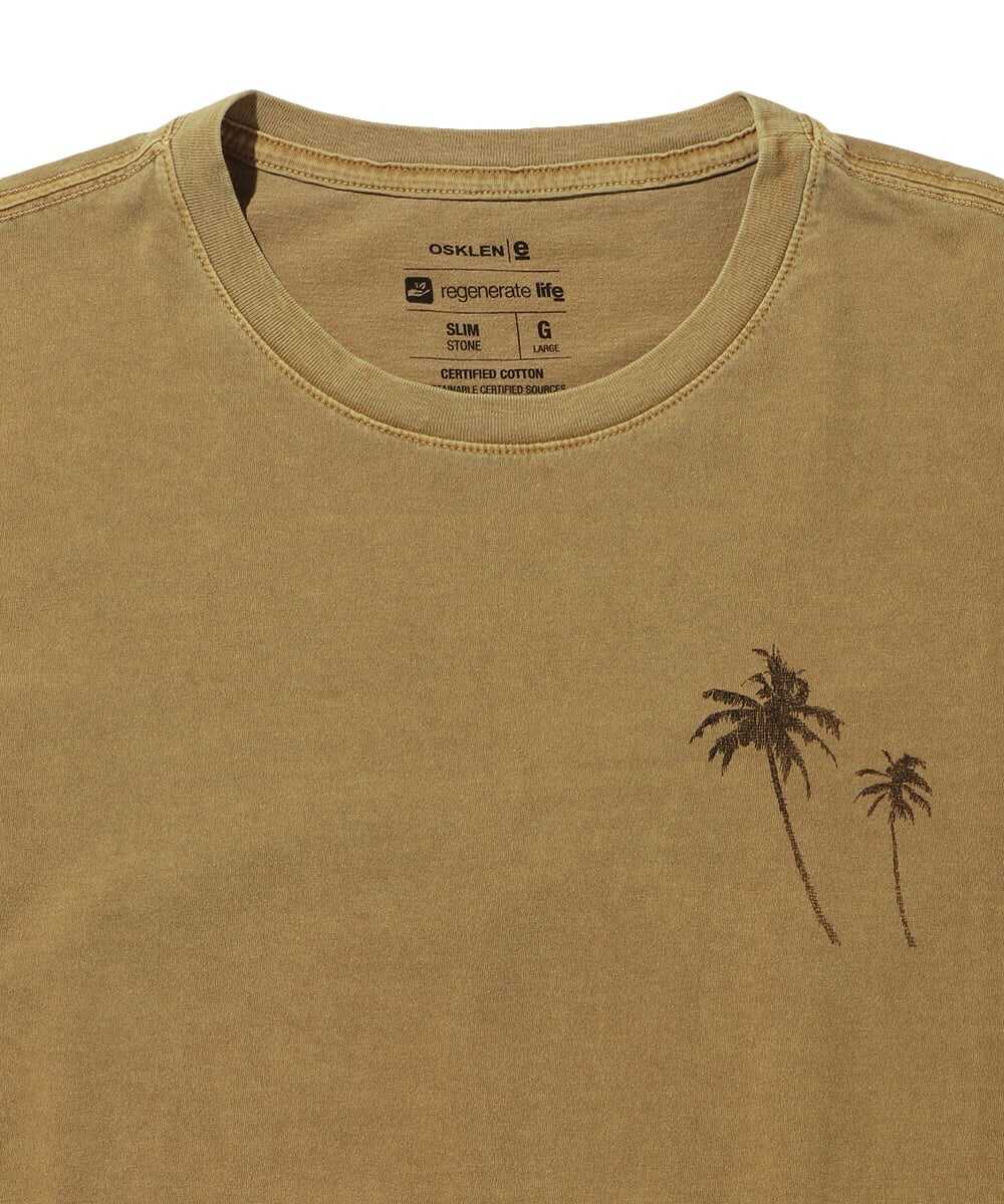 パームツリー ワンポイントプリントTシャツ
