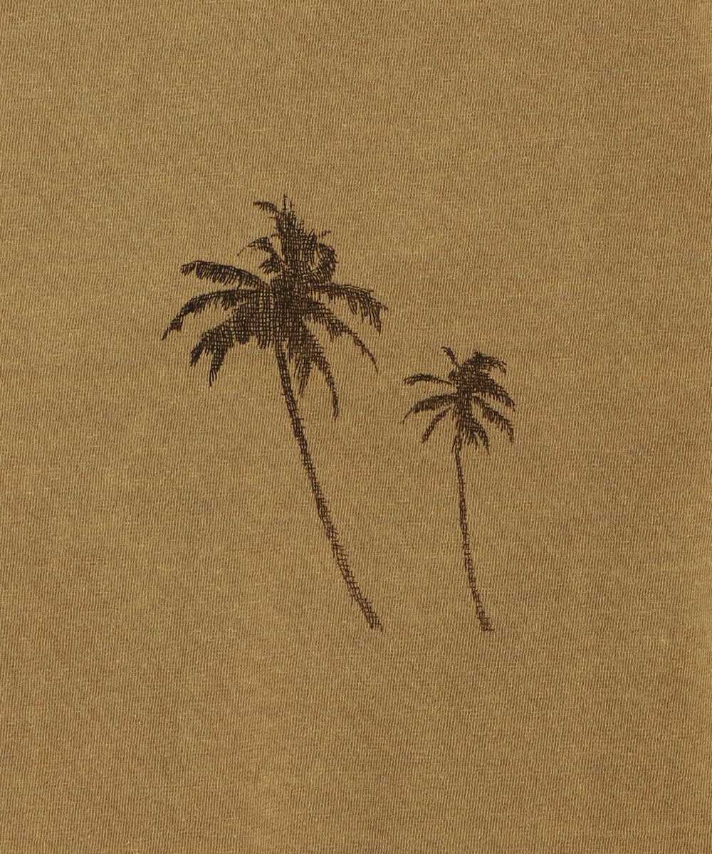 パームツリー ワンポイントプリントTシャツ