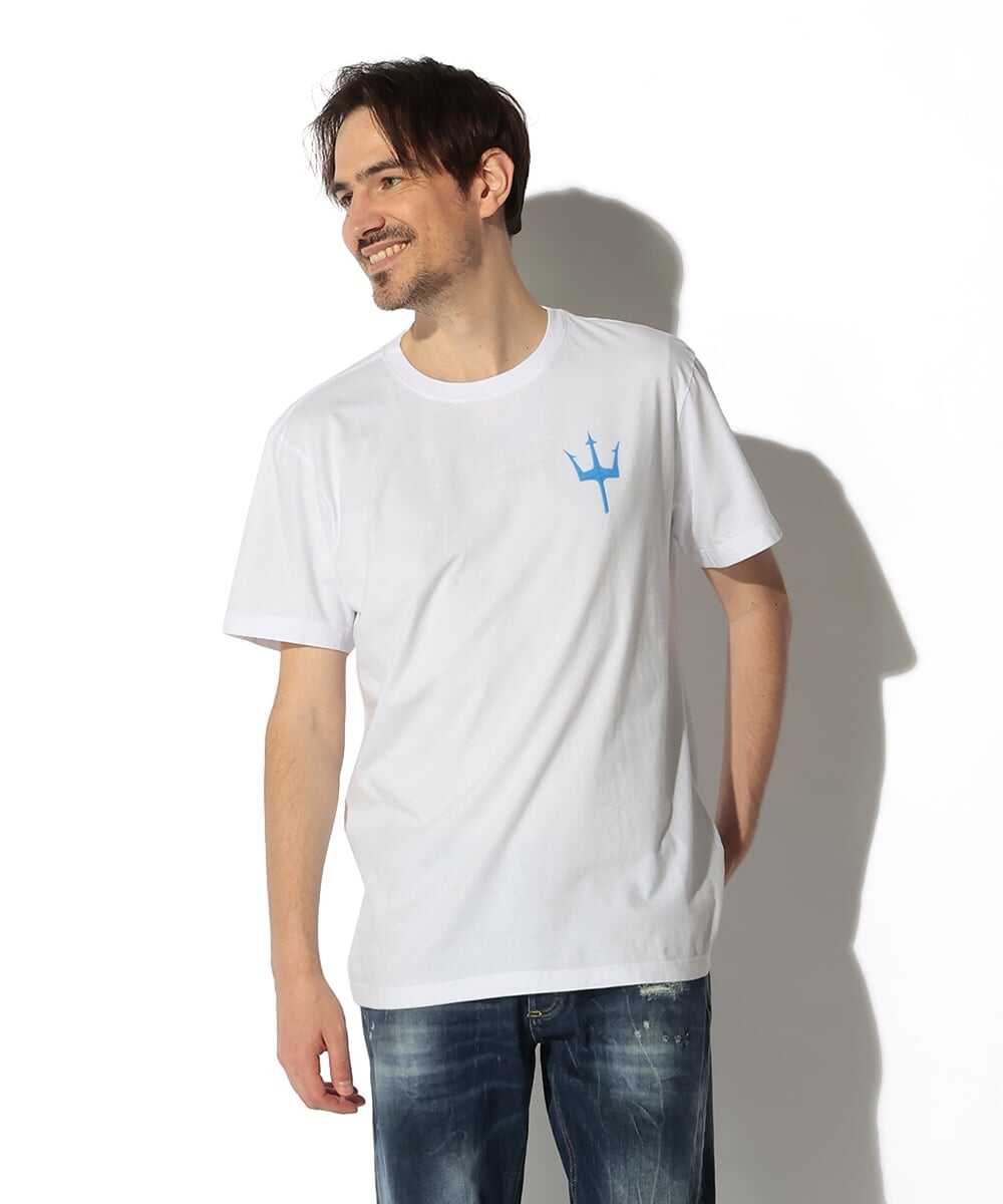 トライデント ワンポイントプリントTシャツ