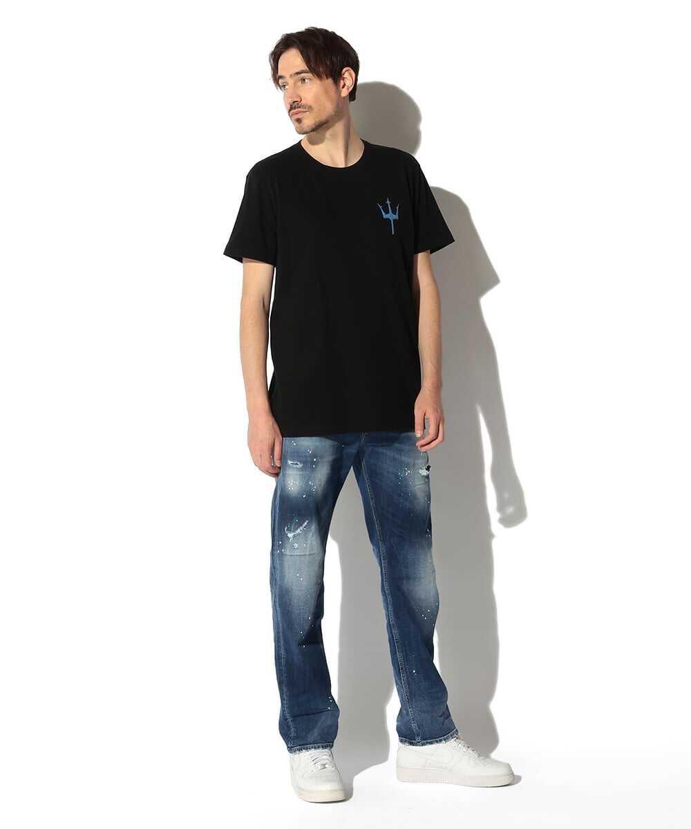 トライデント ワンポイントプリントTシャツ
