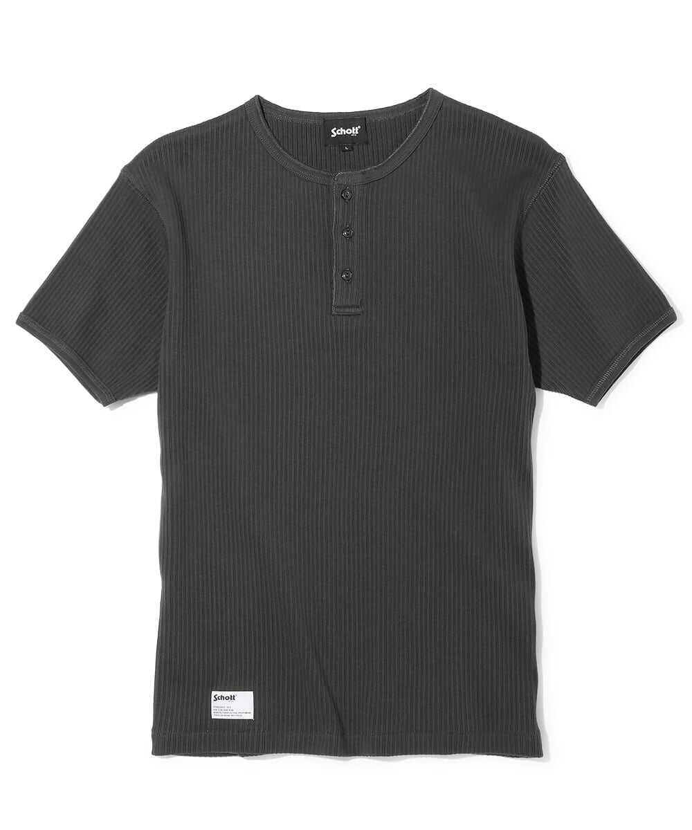 アーミーリブ ヘンリーTシャツ