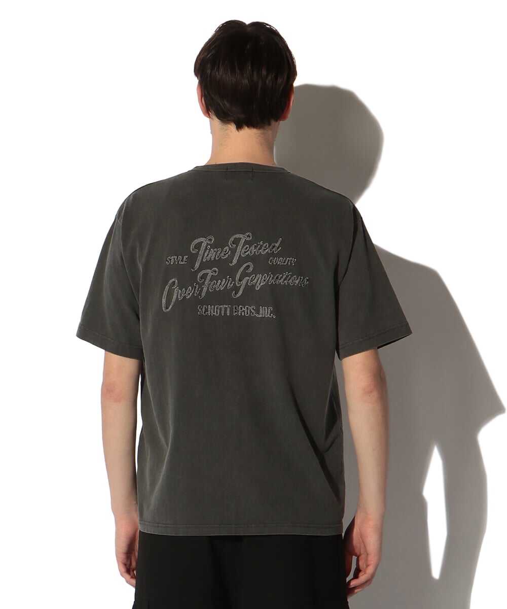 7oz 刺繍ヘンリーTシャツ