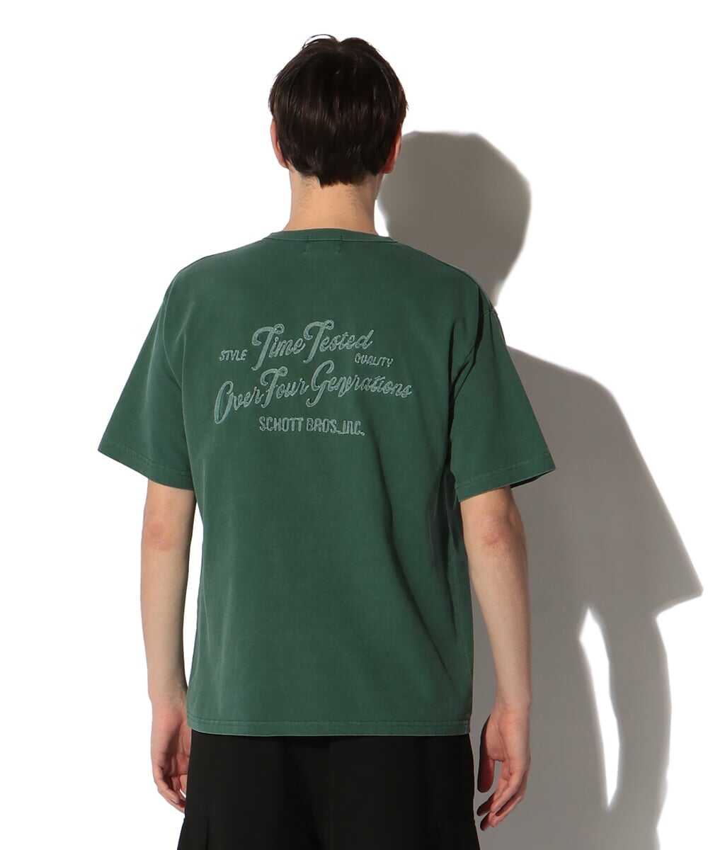 7oz 刺繍ヘンリーTシャツ