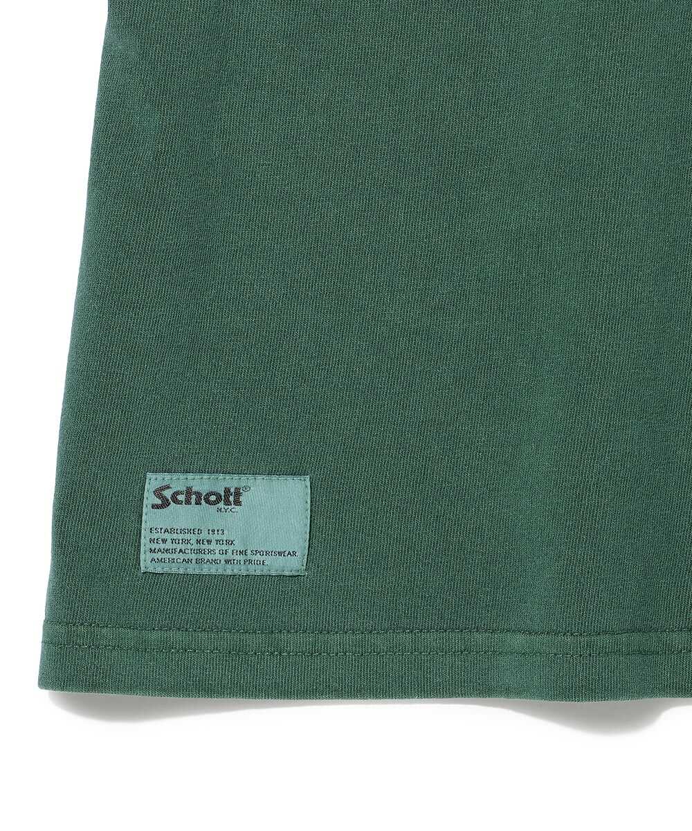 7oz 刺繍ヘンリーTシャツ