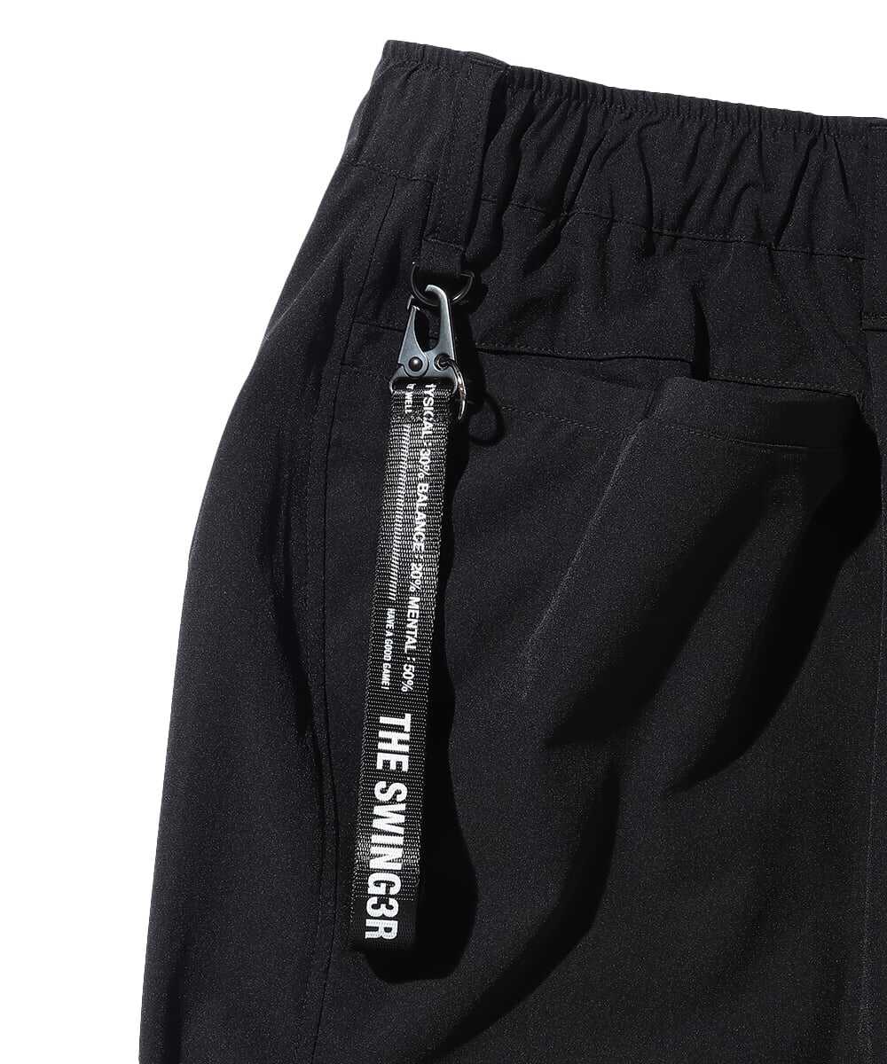 ワイドテイパード ストレッチパンツ