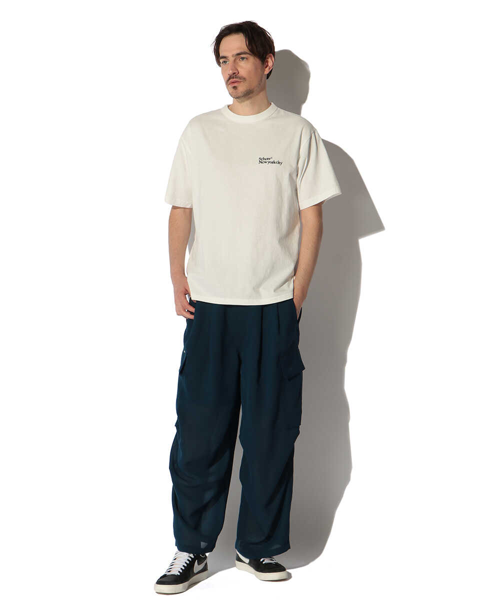 シフォン カーゴパンツ