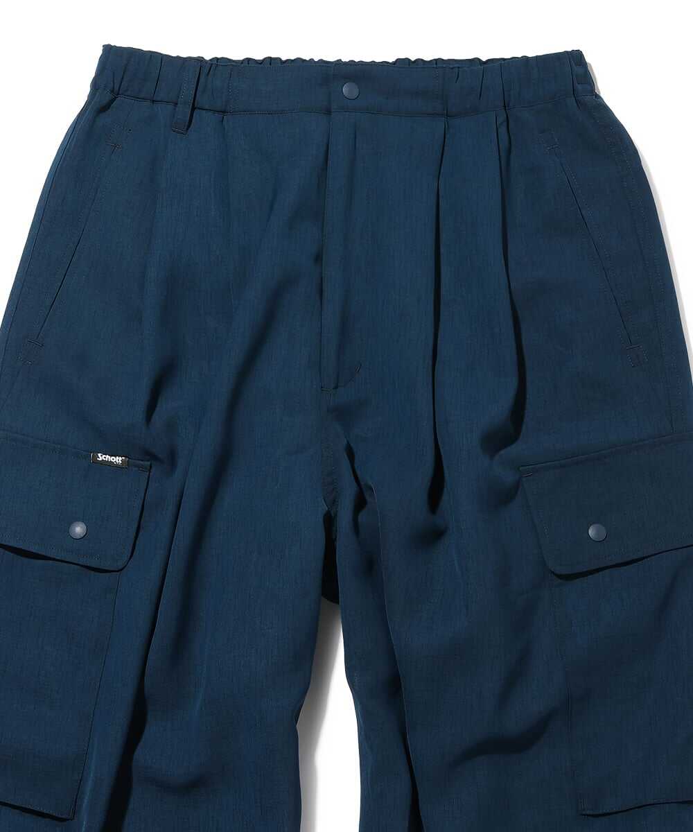 シフォン カーゴパンツ