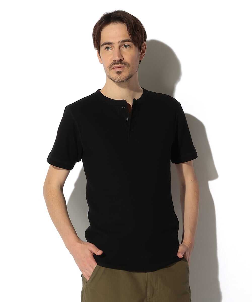 サーマル ヘンリーネックTシャツ