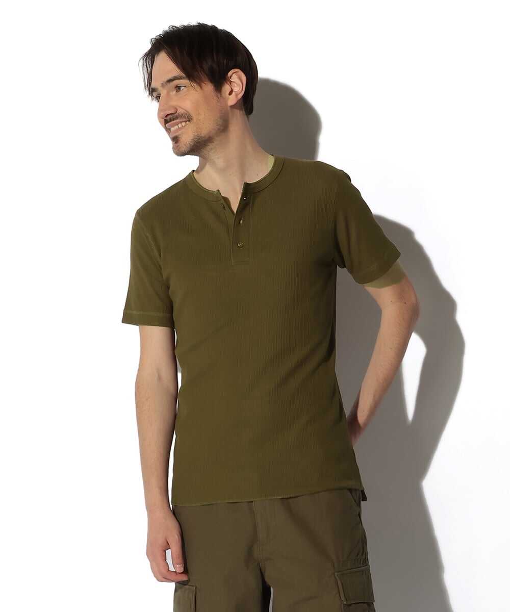 サーマル ヘンリーネックTシャツ