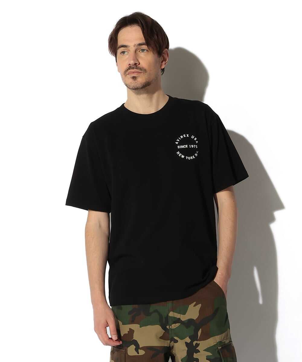バーシティロゴ バックプリントTシャツ