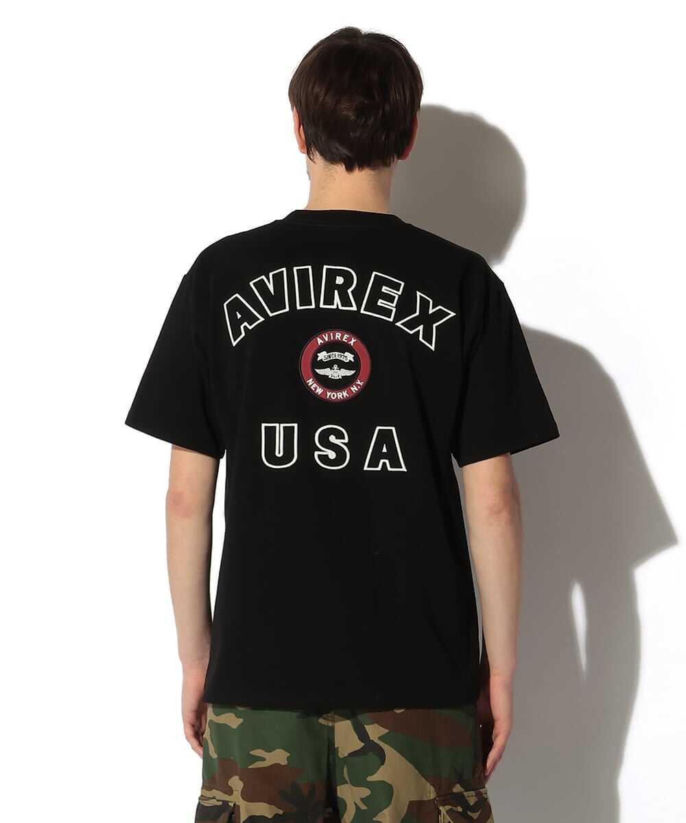 バーシティロゴ バックプリントTシャツ