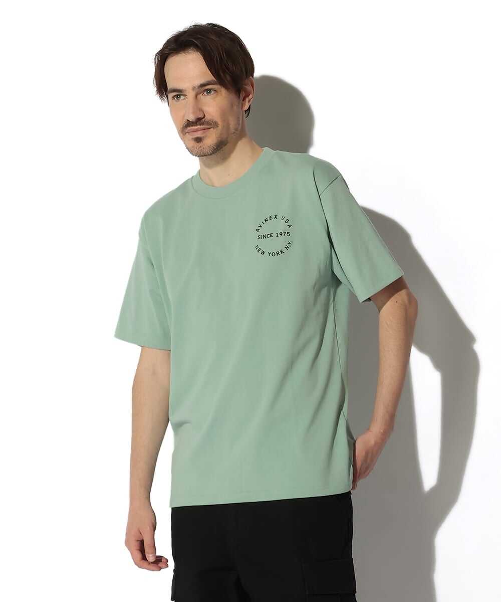 バーシティロゴ バックプリントTシャツ