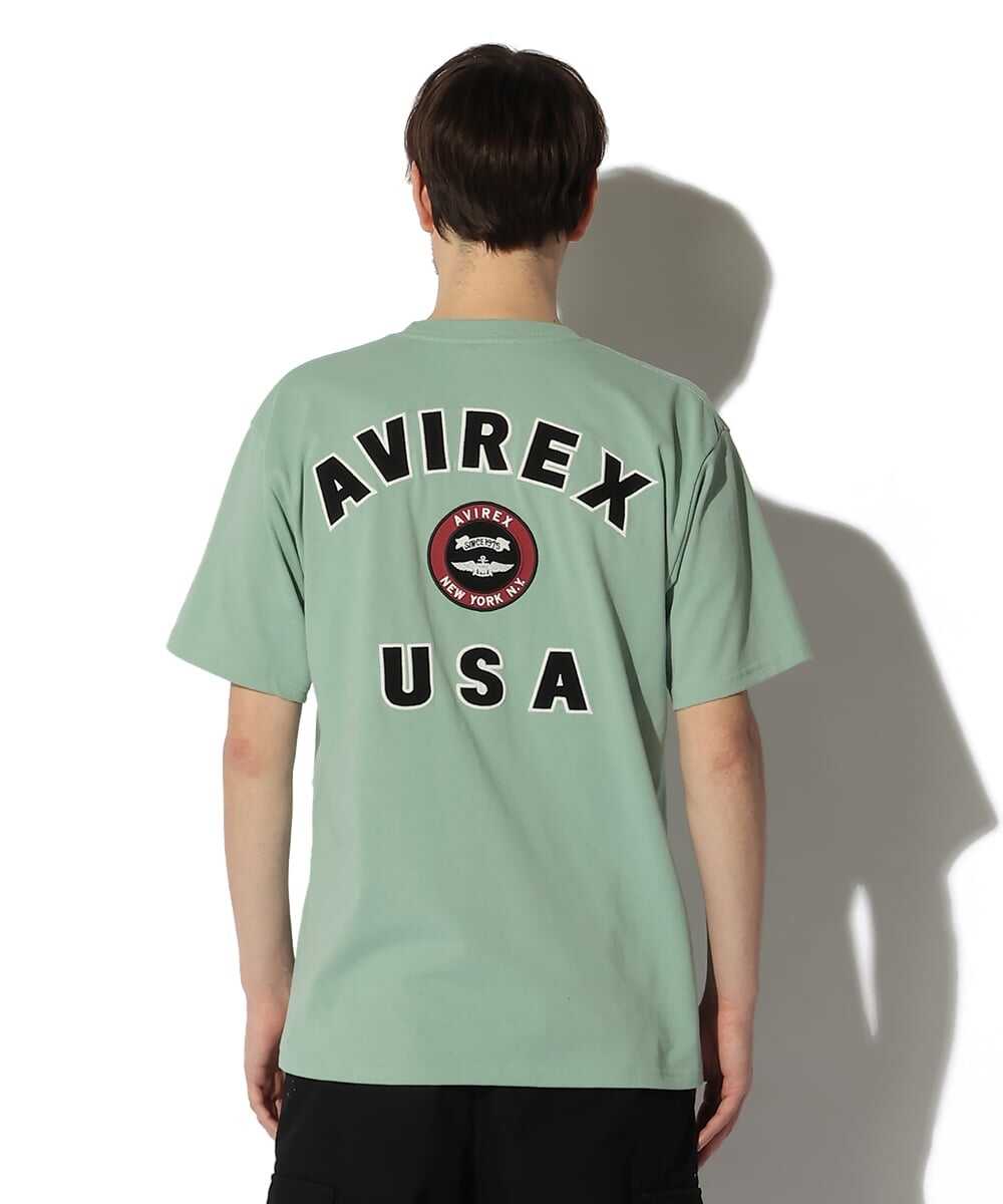 バーシティロゴ バックプリントTシャツ