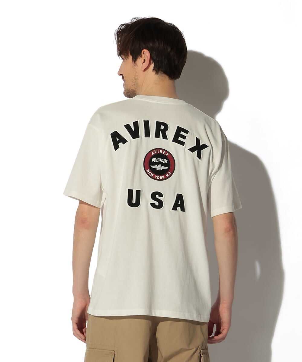 バーシティロゴ バックプリントTシャツ