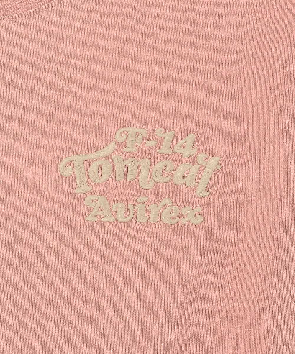 ロゴ刺繍 バックパッチドTシャツ