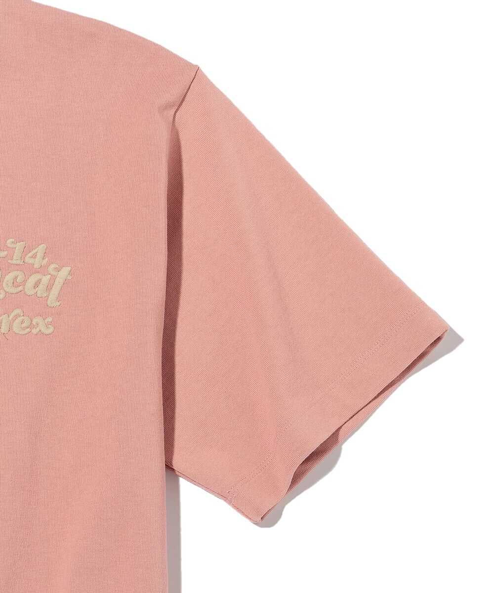 ロゴ刺繍 バックパッチドTシャツ