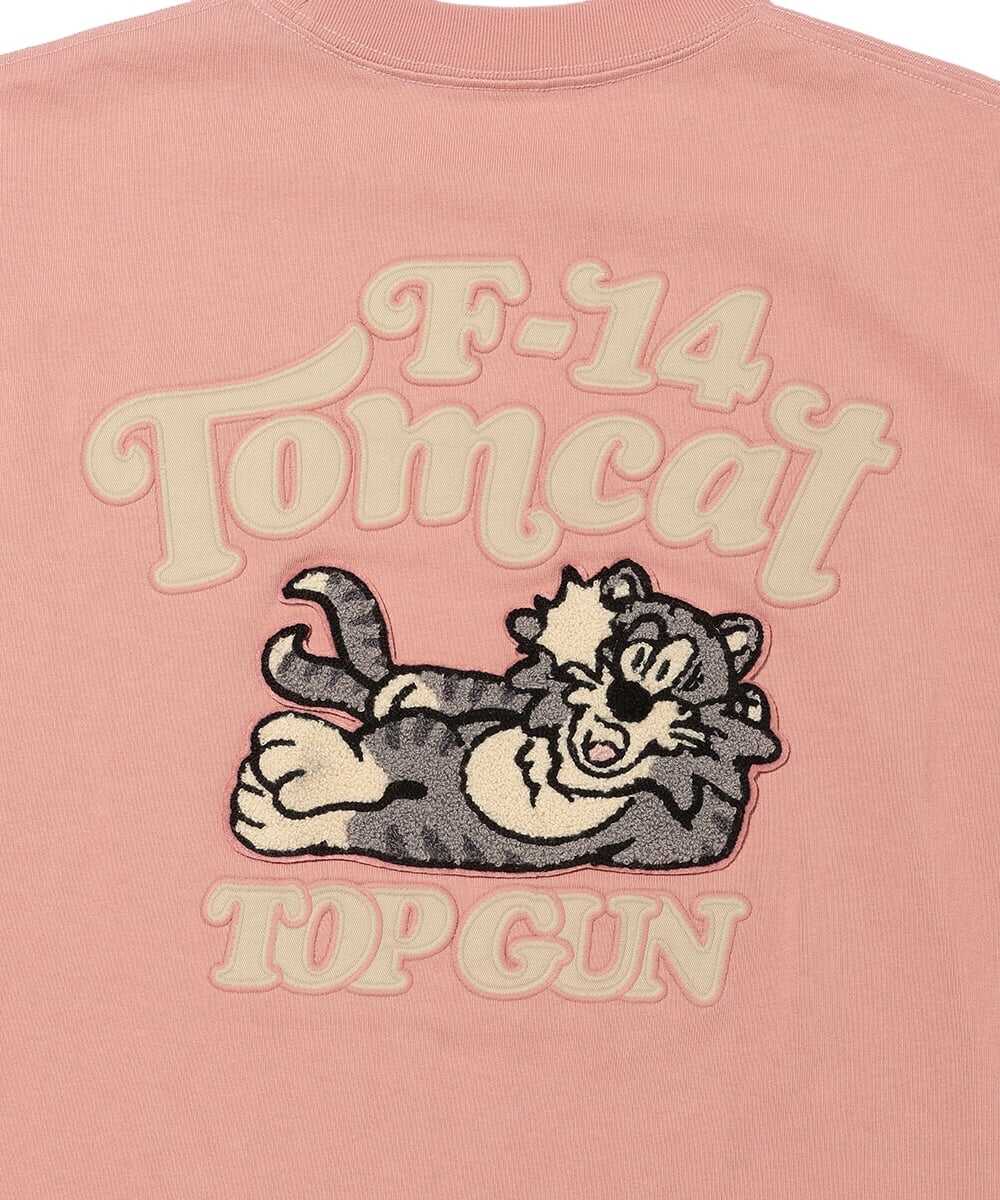 ロゴ刺繍 バックパッチドTシャツ