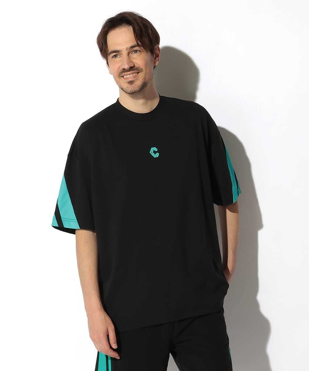 接触冷感機能 ラバープリント オーバーサイズTシャツ