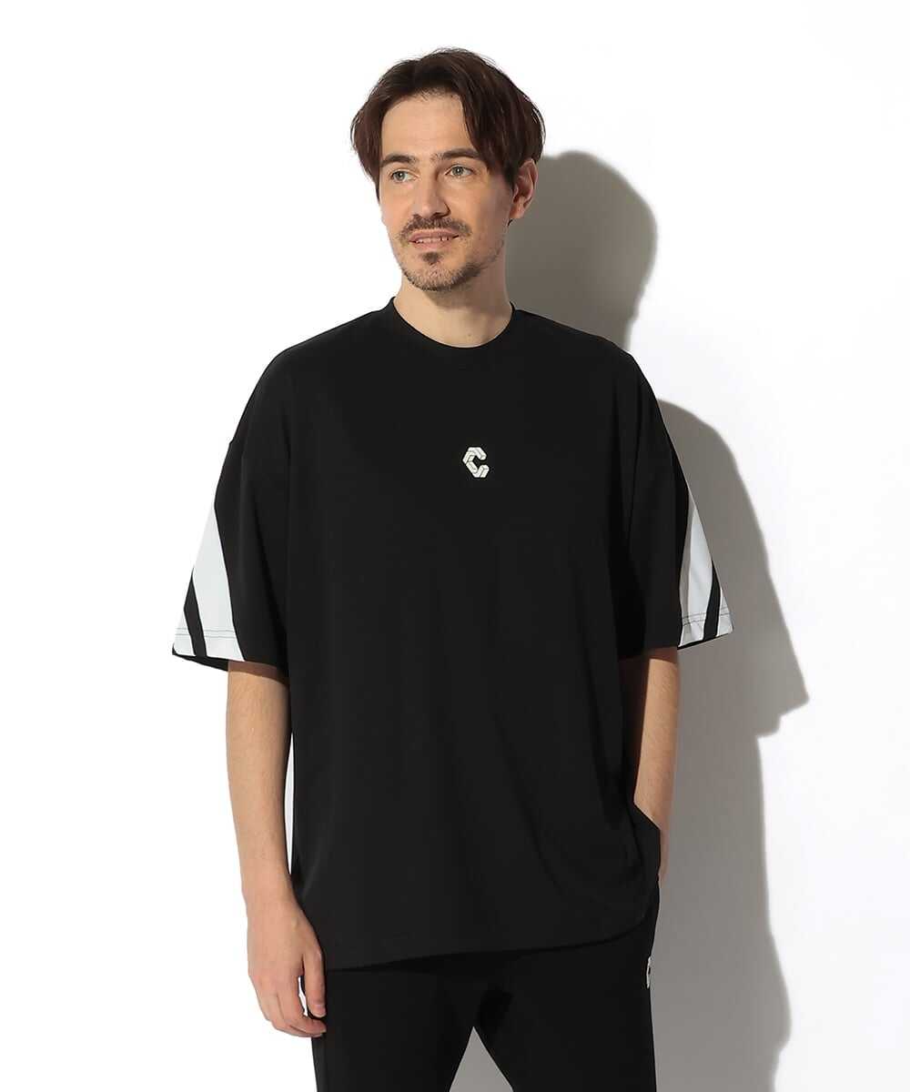 接触冷感機能 ラバープリント オーバーサイズTシャツ