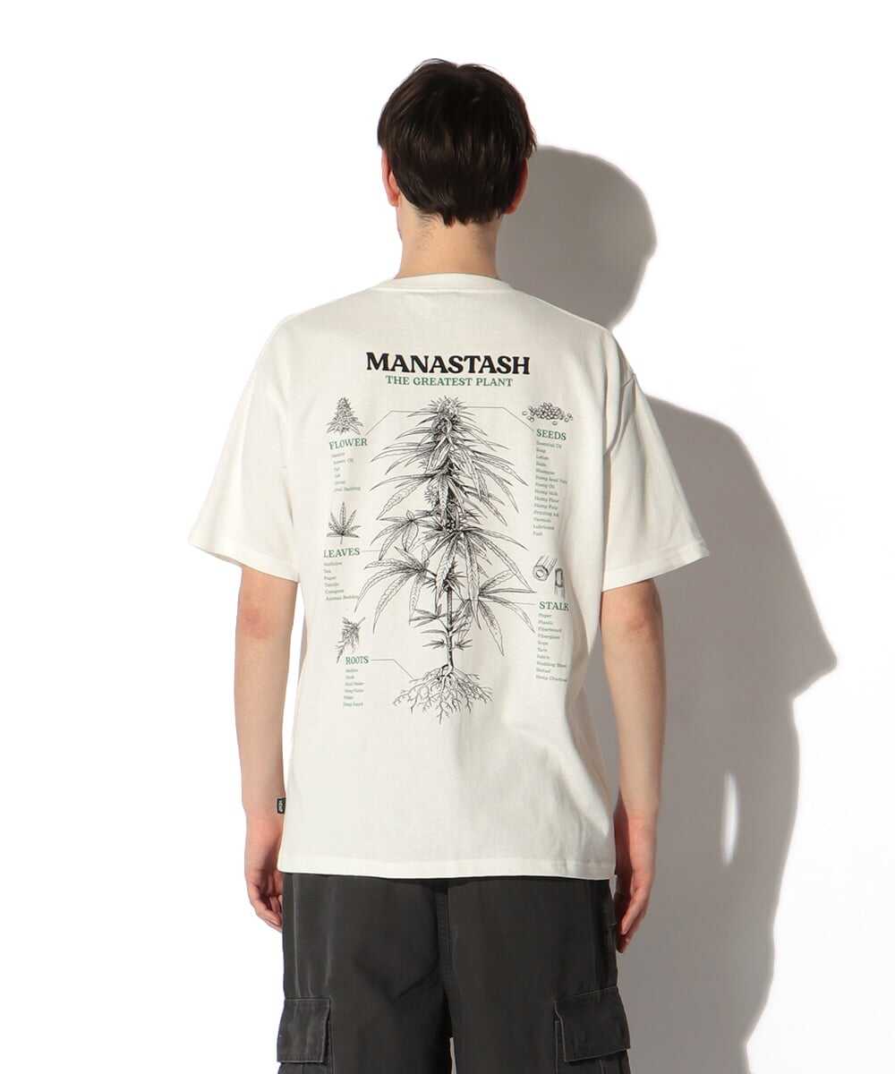 ヘンプグラフィック バックプリントTシャツ