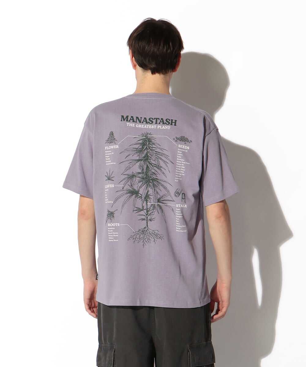 ヘンプグラフィック バックプリントTシャツ
