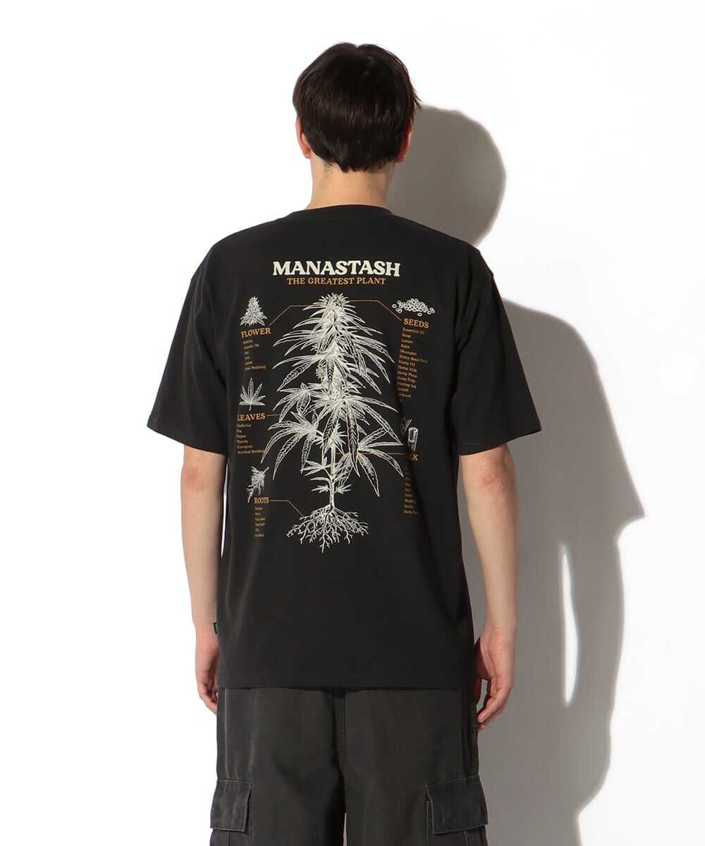 ヘンプグラフィック バックプリントTシャツ