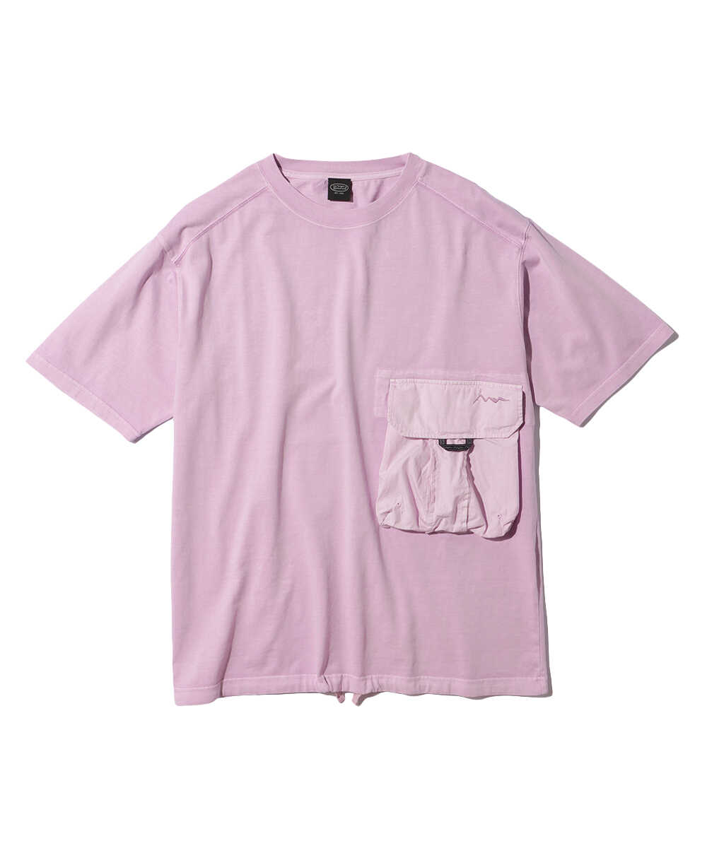 ユーズド加工 ウォッシュド ポケットTシャツ