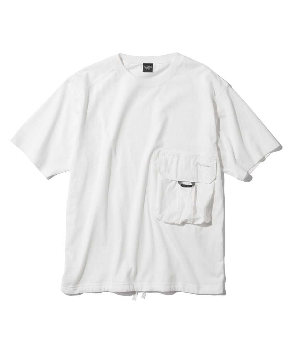 ユーズド加工 ウォッシュド ポケットTシャツ