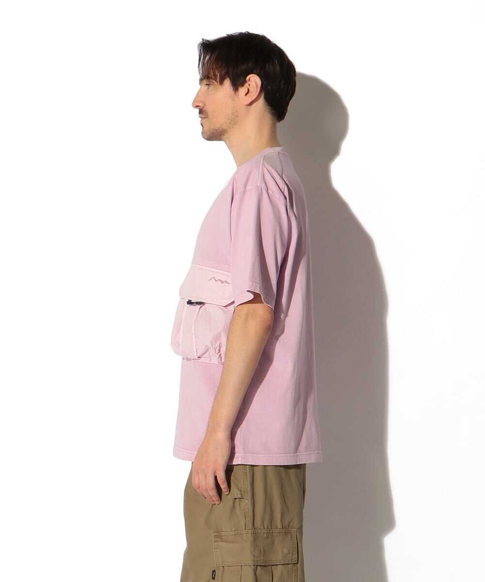 ユーズド加工 ウォッシュド ポケットTシャツ