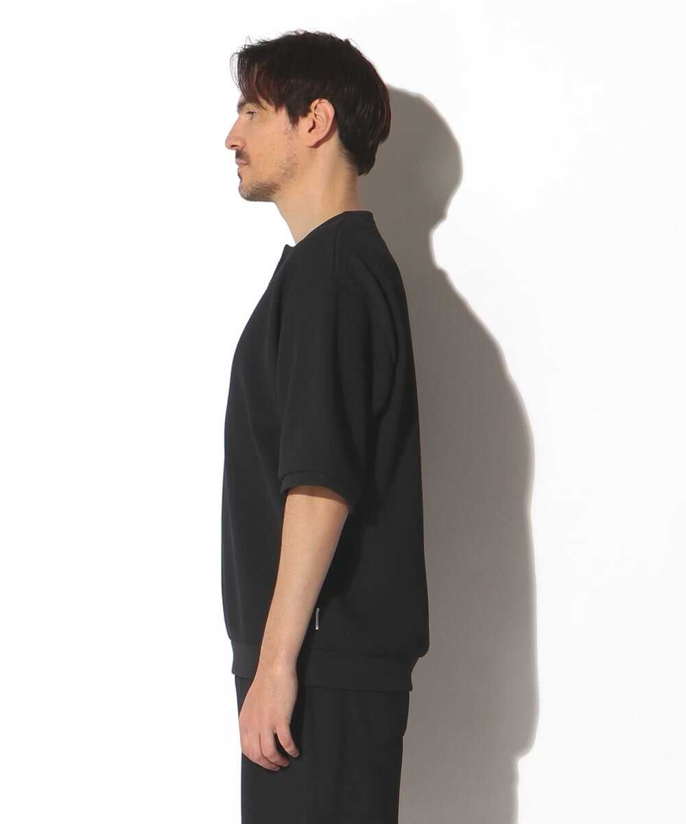 AirflexDry ヘビー鹿の子5分袖ヘンリーネックTシャツ