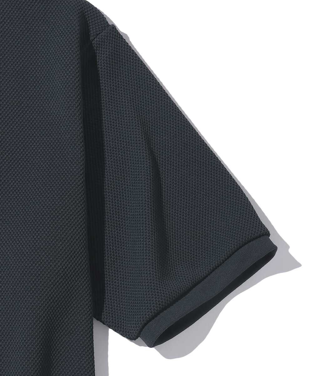 AirflexDry ヘビー鹿の子5分袖ヘンリーネックTシャツ