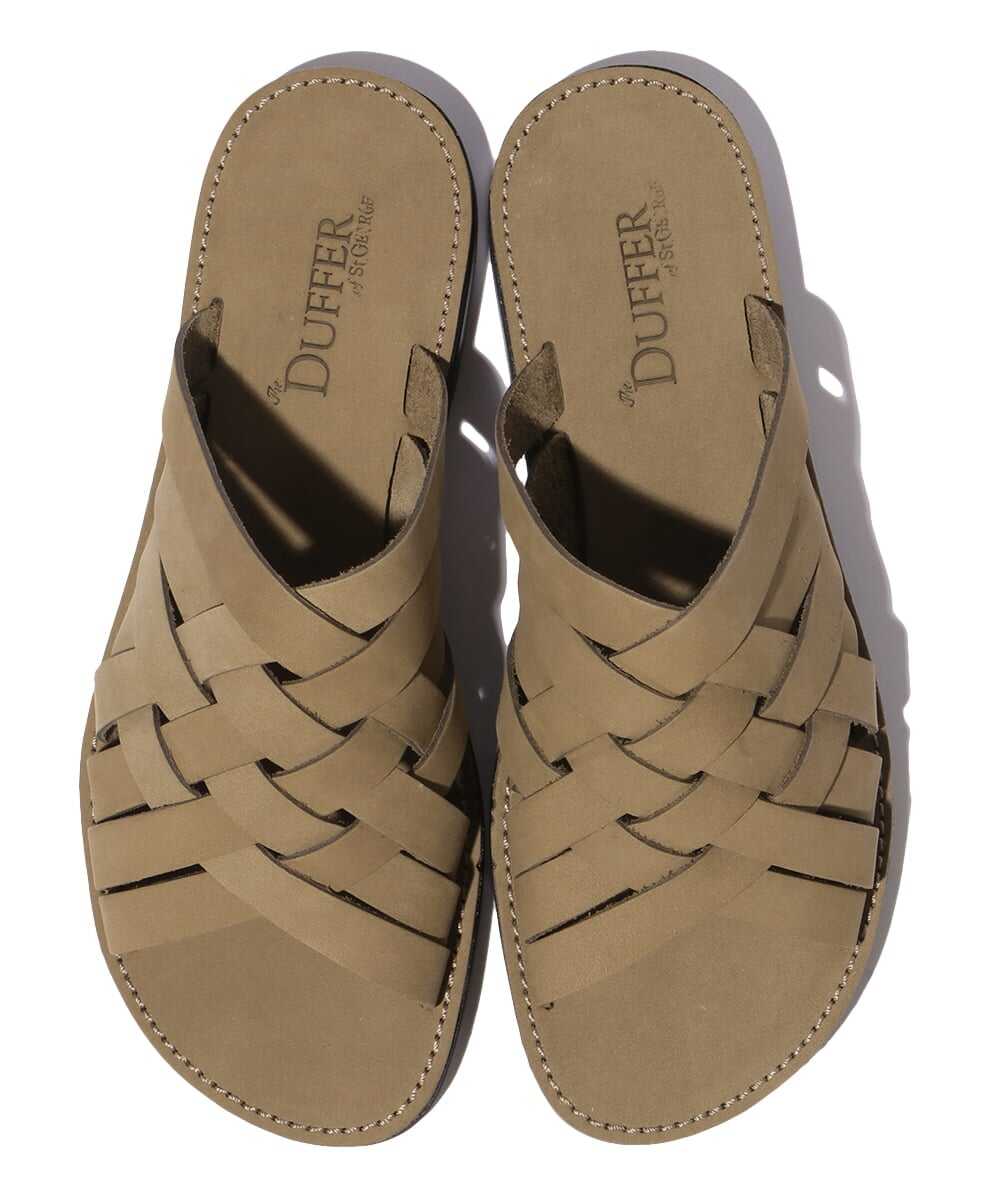 メッシュレザーサンダル