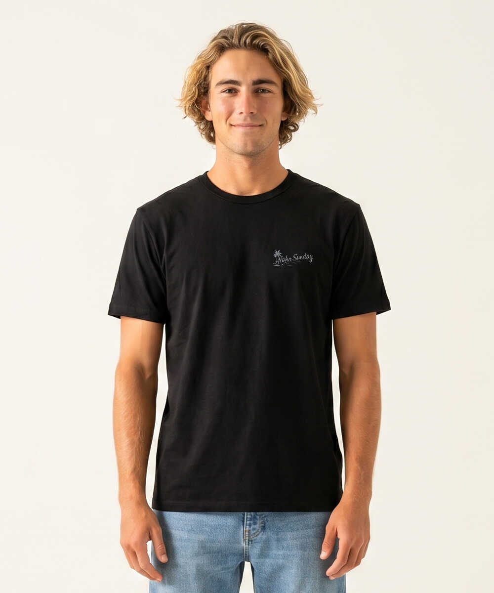 ロゴバックプリント コットンTシャツ